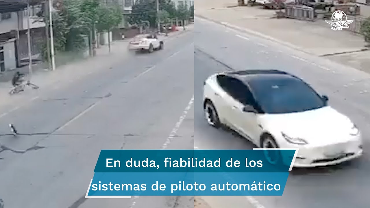 Tesla en piloto autom&aacute;tico pierde el control y mata a dos personas en China