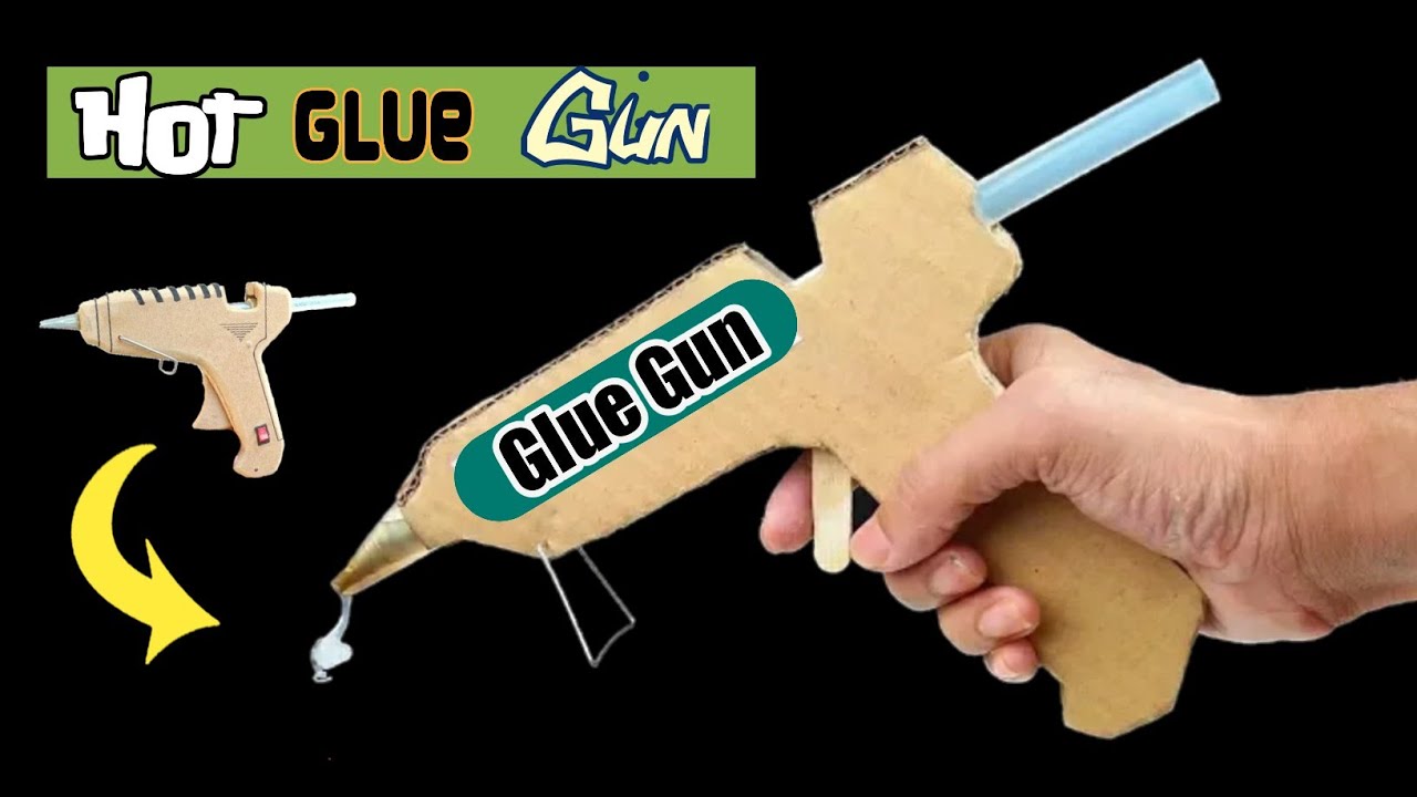How To Make Hot Glue Gun At Home || Cardboard से Hot Glue Gun कैसे बनाएं