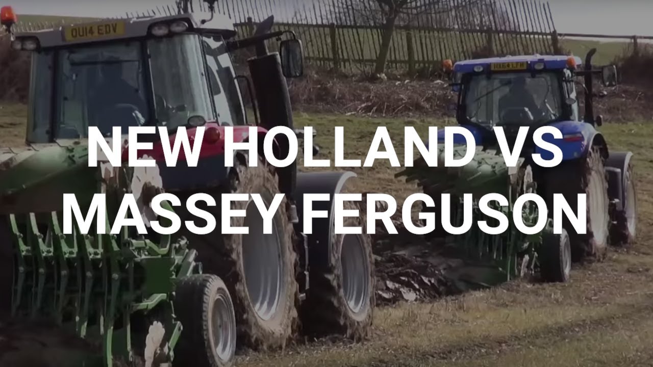 Тест тракторов New Holland и Massey Ferguson