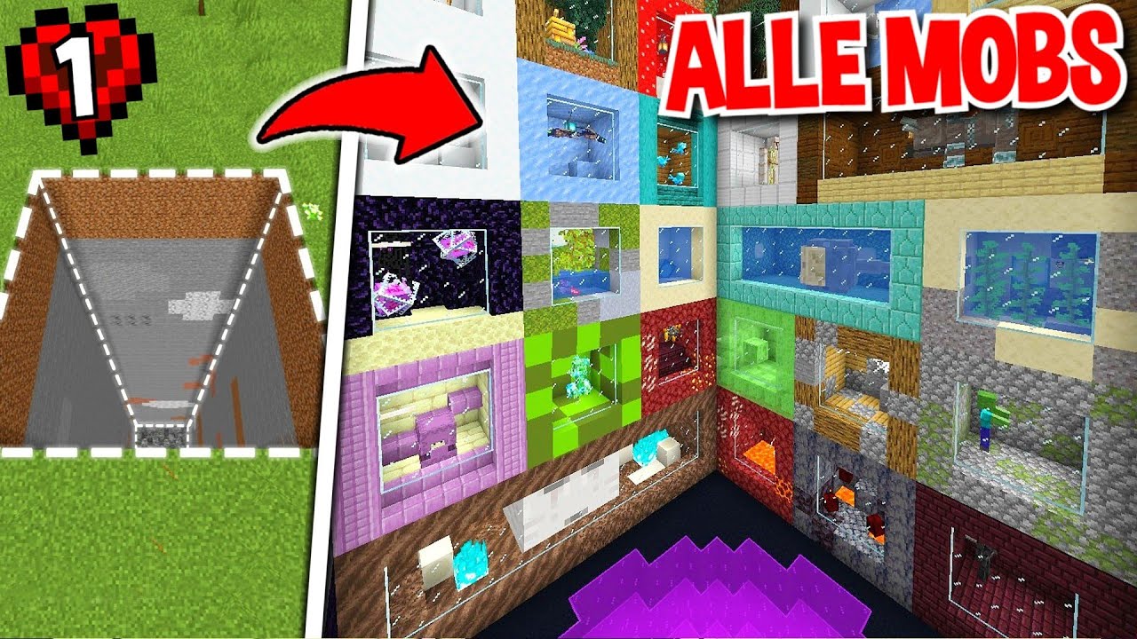 Ik Ving Iedere Mob in Minecraft Hardcore