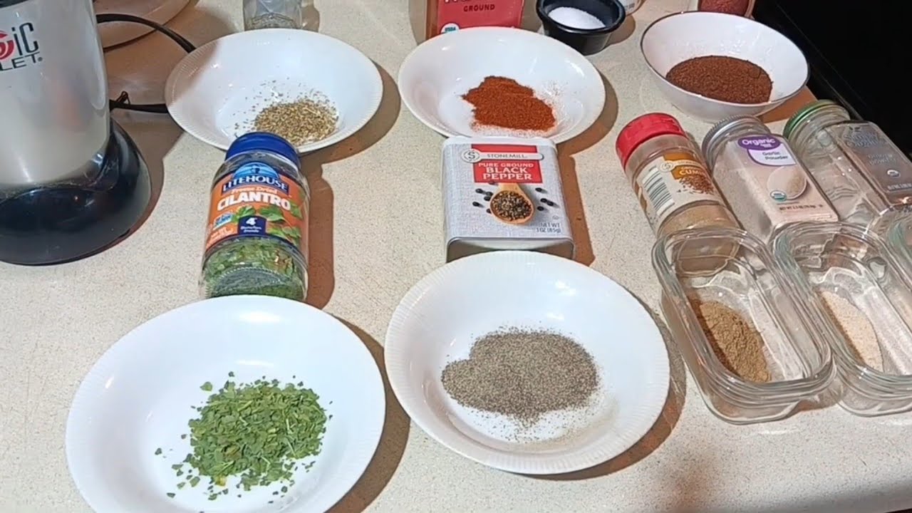 How to make the World's Best Taco Seasoning (cilantro optional)