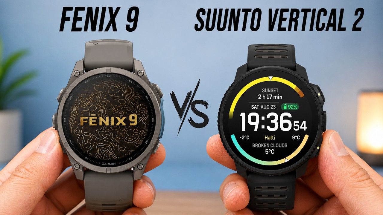 Garmin Fenix 9 против Suunto Vertical 2