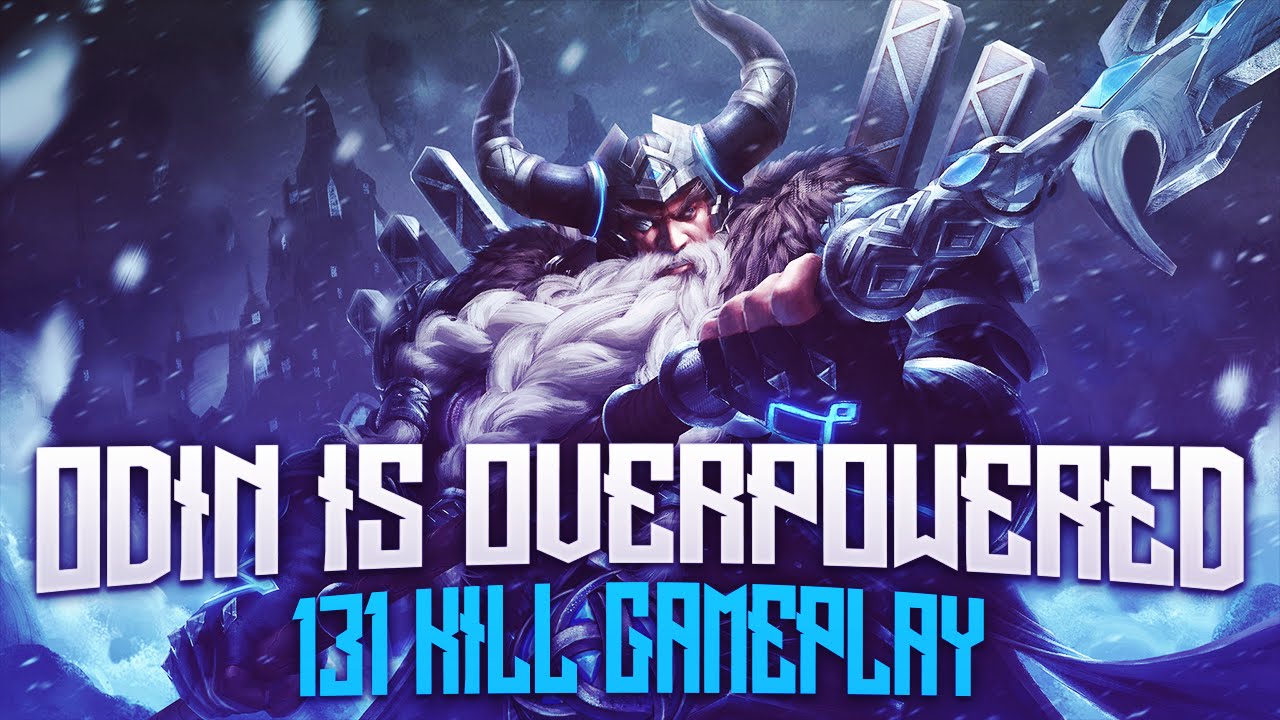 ODIN SUPPORT: 131 KILL GAME THE HARDEST SUPPORT CARRY IN THE WORLD - Incon - Smite