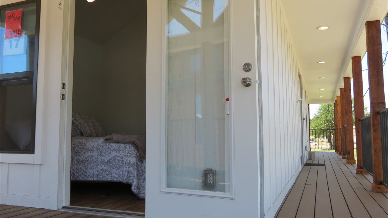 TRIPLE PORCH tiny home with FRONT KITCHEN