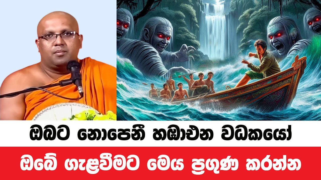 ඔබ පසුපස හඹාඑන සර්පයෝ සහ වධකයින්ගෙන් ගැළවීමට ක්‍රමය | Kelaniye Sasanawansa Thero | Dharmadeshana 115