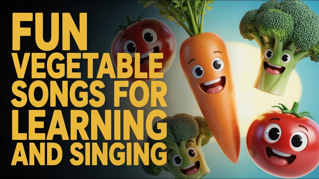 Educational Kids Songs | Learn Vegetables in English and Healthy Food Fun