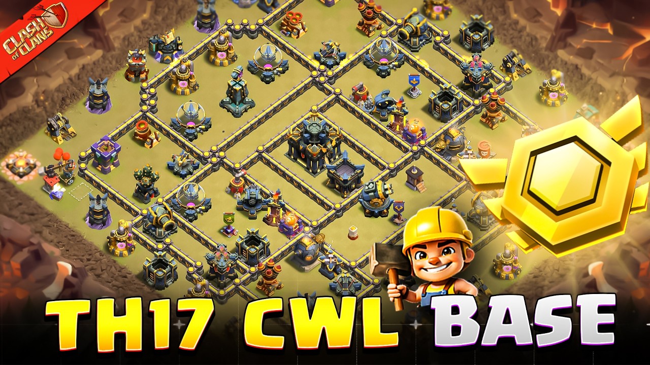 Best TH17 Base to Defend Every War in CWL 😎  Best TH17 (CWL/War) Base Link