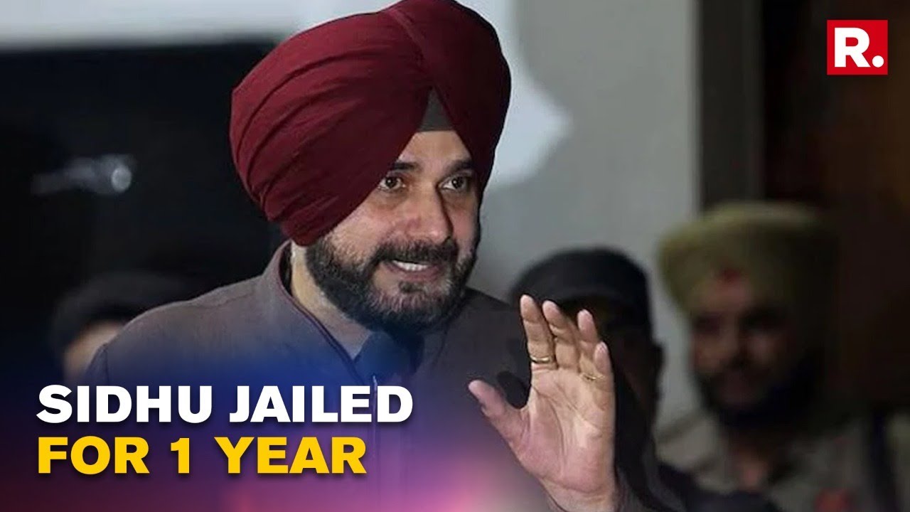 Congress Leader Navjot Singh Sidhu Gets 1 Year Jail Term In Road Rage Case