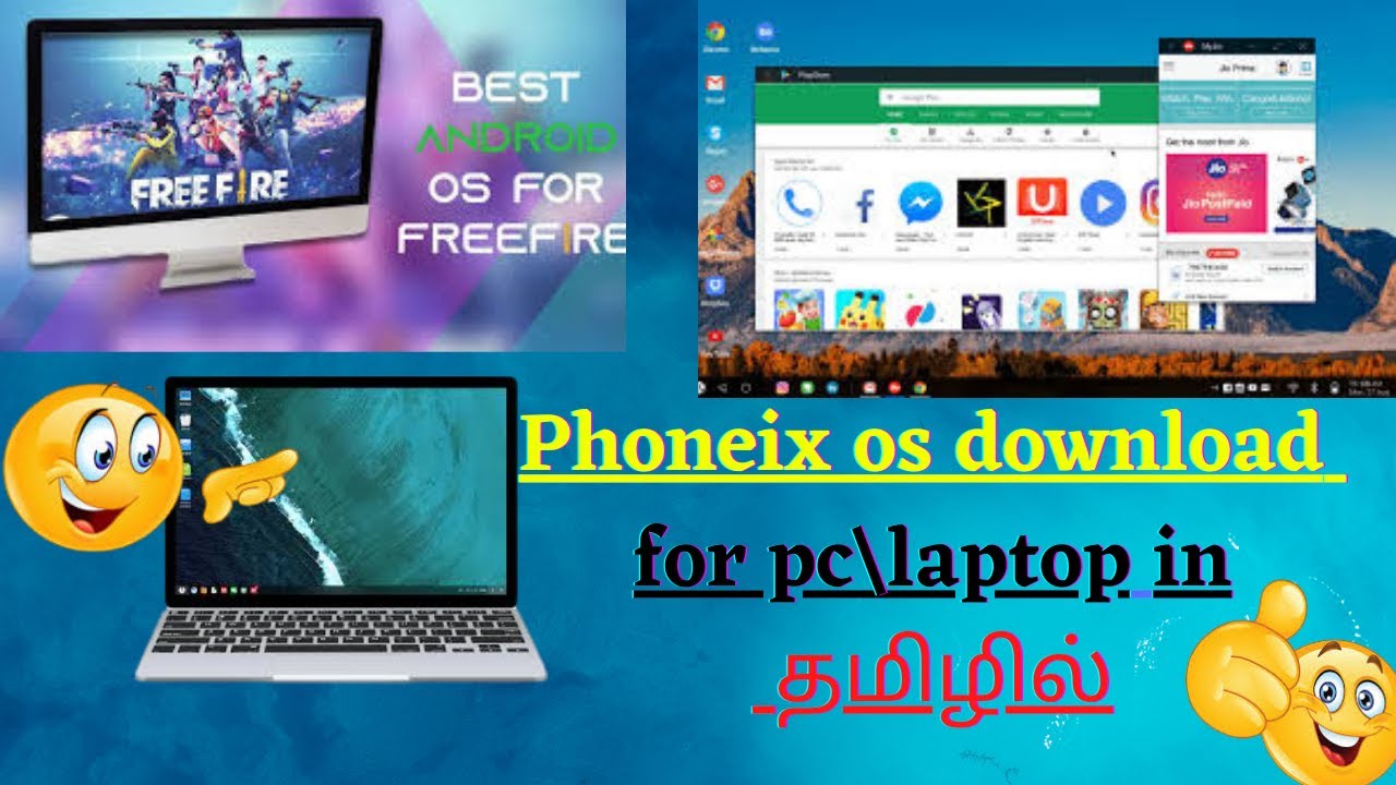 phoenix os download for pc tamil | free fire installation | any pc
