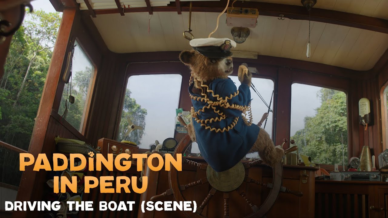 PADDINGTON IN PERU – Paddington Drives the Boat (Scene)