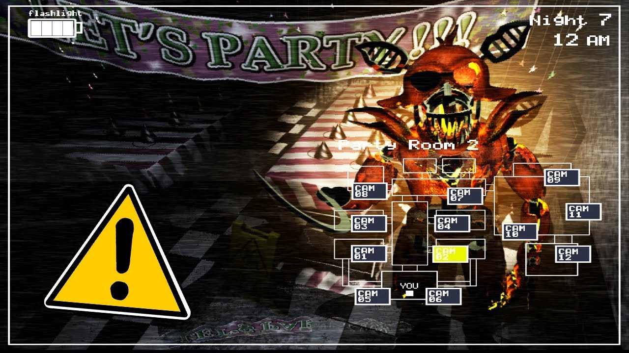 FNaF VR Grim Foxy в FNaF 2! (FNaF 2 модов)