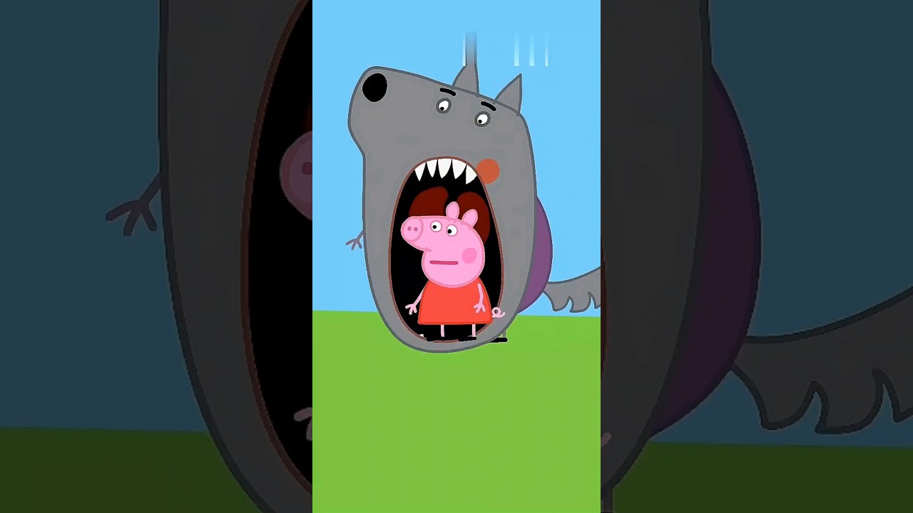 FUS&Atilde;O EM PEPPA PIG! #peppapig #cartton#shortvideo #cartoon #foryou#desenho #shorts #short #peppapig