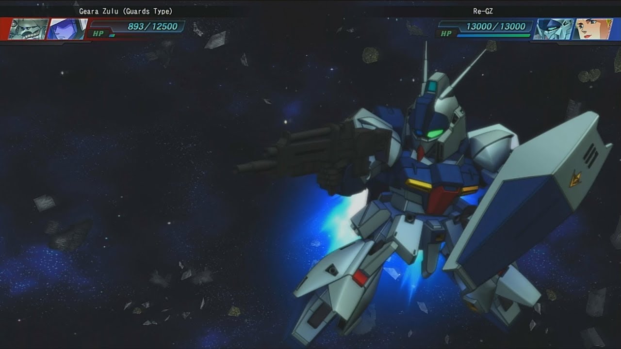 SD Gundam G Generation Genesis - Re Gz, Loto and Jesta Attacks
