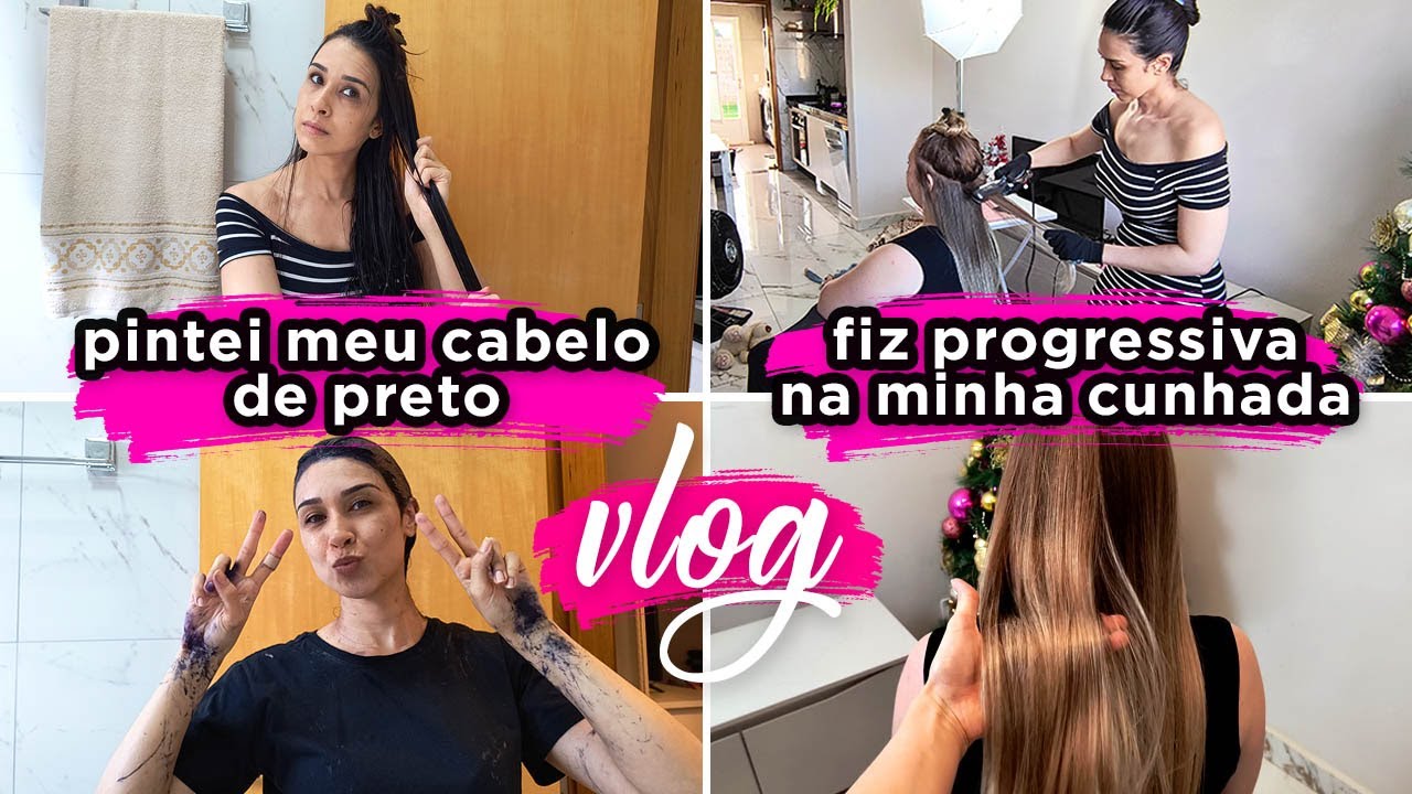 VLOG - Pintei meu cabelo  + Fioterapia em Cabelo Loiro!   #SpaDay