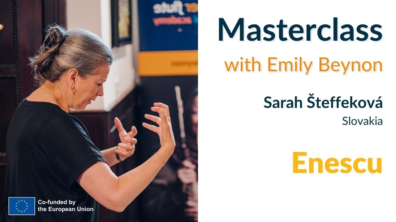 SFOA 2022 Masterclass with Emily Beynon - Sarah Šteffeková (Enescu)