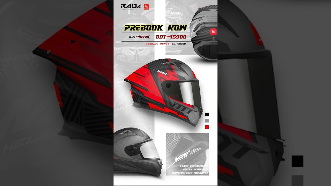 Creating eye-catching ads for MT helmets