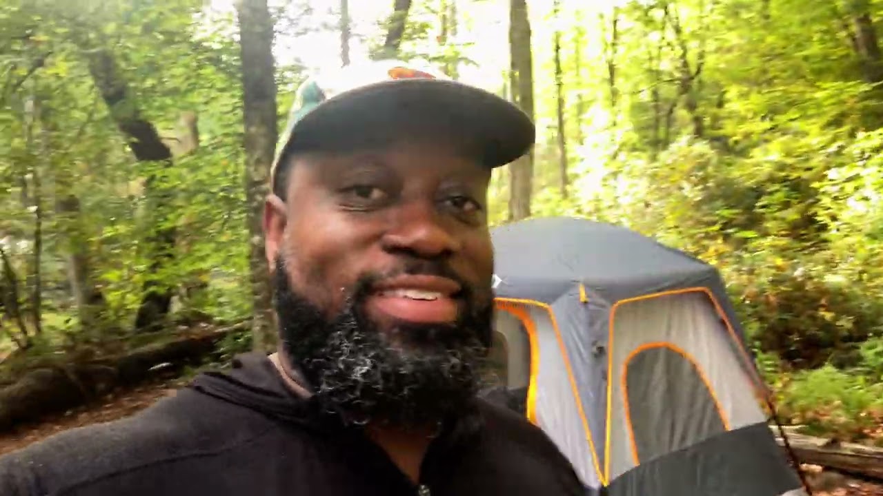 Spending the night alone in Pisgah National Forest