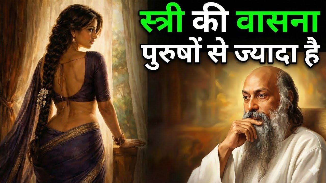 स्त्री की गुप्त अग्नि पुरुष से 8 गुना ज्यादा है | Osho Hindi Pravachan