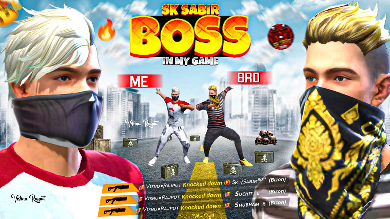 When @sksabir-gaming Bhai Meet Vishnu Rajput !!
