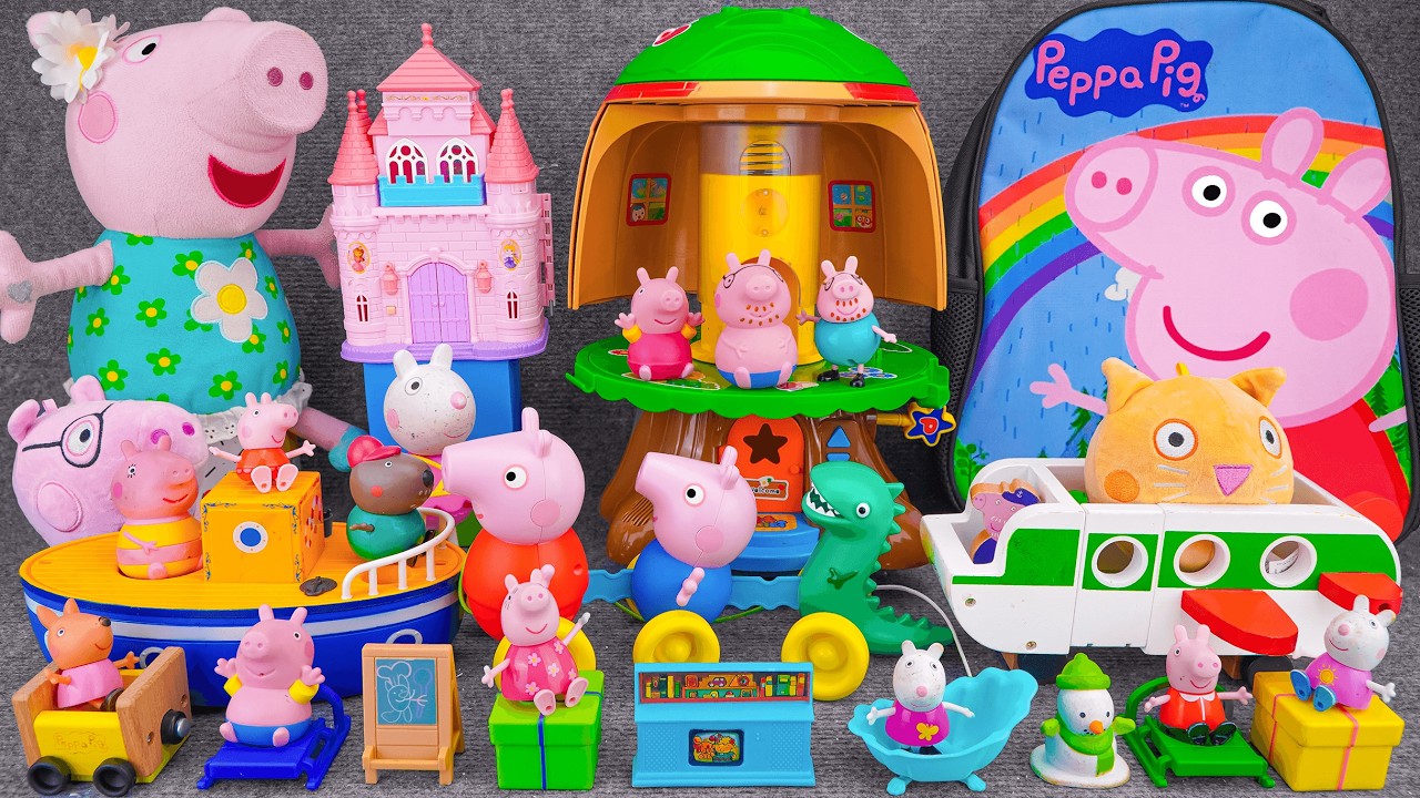Peppa Pig ASMR | 93 Minutes Satisfying with Unboxing Peppa Pig Treehouse Playset