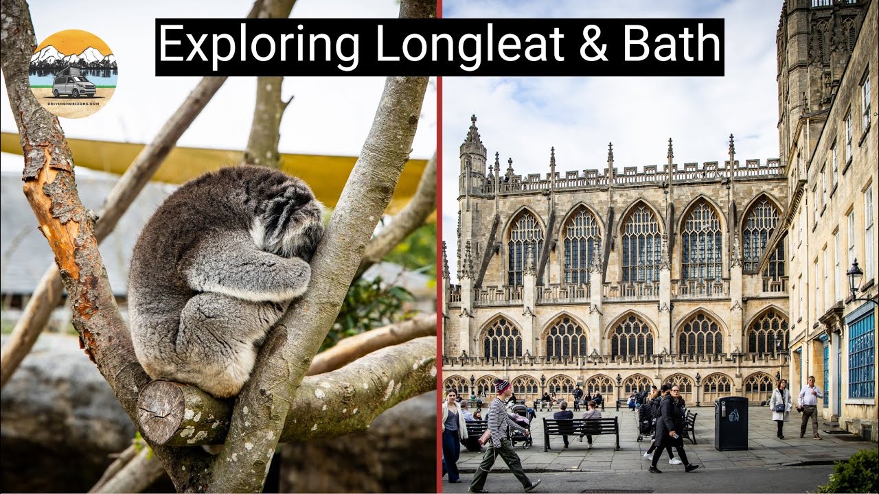 Visiting Bath & Longleat Safari Park - VW Campervan Adventures!
