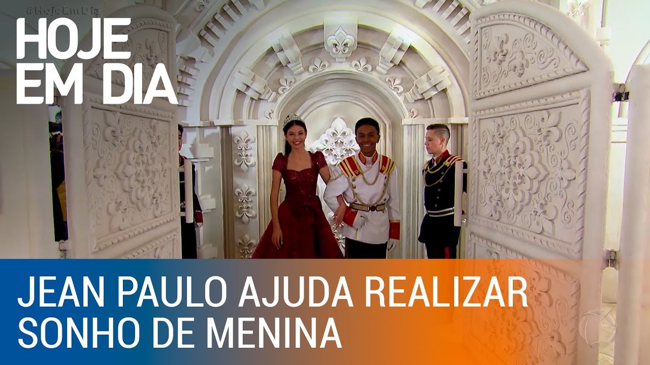 Jean Paulo ajuda a realizar sonho de adolescente