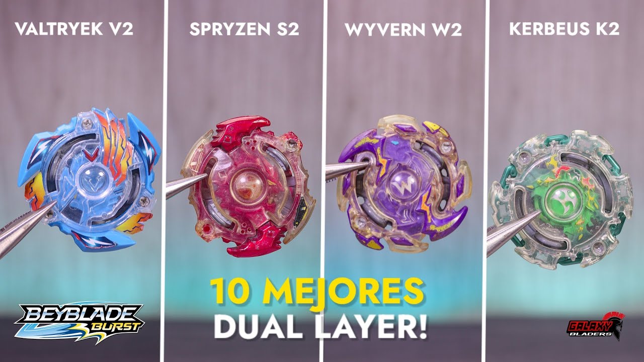 Top 10 MEJORES BEYBLADE BURST DUAL LAYER de HASBRO!