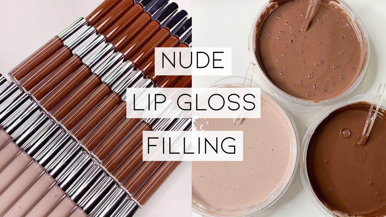 Filling Lip Gloss Tubes | Nude Brown Lip Gloss | LipGloss Wholesale l Dress Olive Beauty | Jessica A