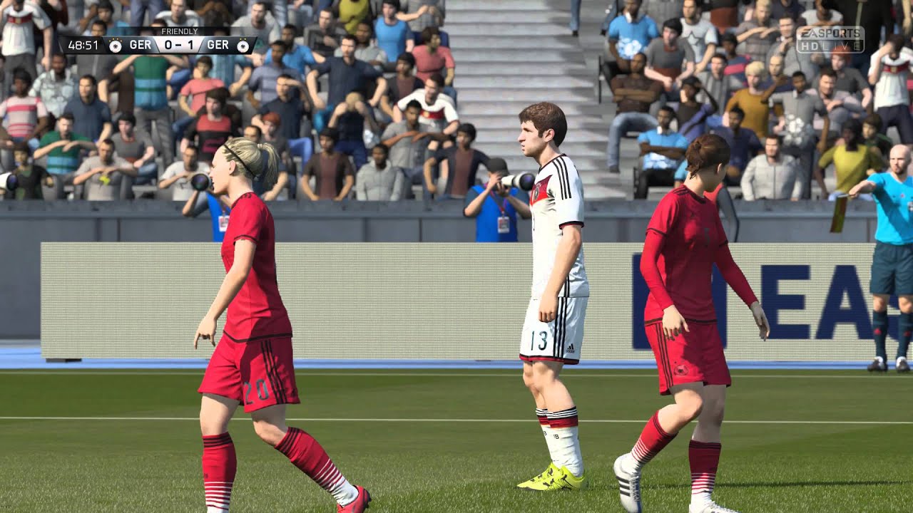 FIFA 16 - Germany Boys vs. Germany Girls