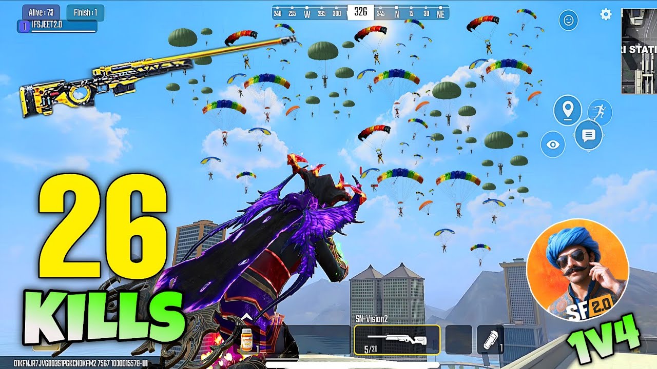 26 KILLS 😱 SCARFALL 2.0 ONE OF THE BEST LANDING GAMEPLAY | NEW UPDATE SCARFALL 2.0 ? - IFS JEET 