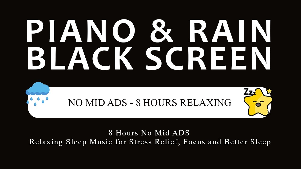 Peaceful Piano Melodies for Restless Minds | Rain Sounds to Unwind After a Long Day