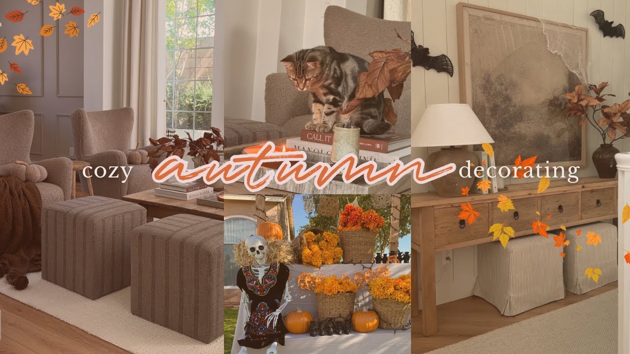decorate for fall with me! 🦇🔮 adding cute bats to my walls + giveaway winner below!