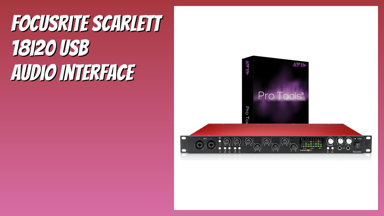 REVIEW (2026): Focusrite Scarlett 18i20 USB Audio Interface. Features