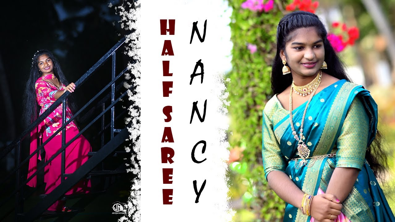 #NANCY Half Saree Pre-Shoot 4K // 2025 // #JOELMEDIA 9000046113