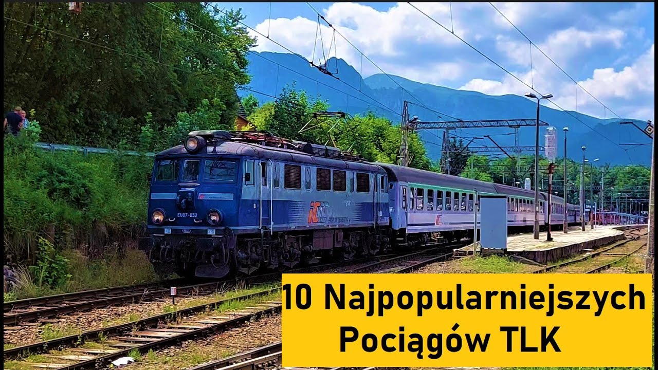 10 Najpopularniejszych pociągów TLK w Polsce
