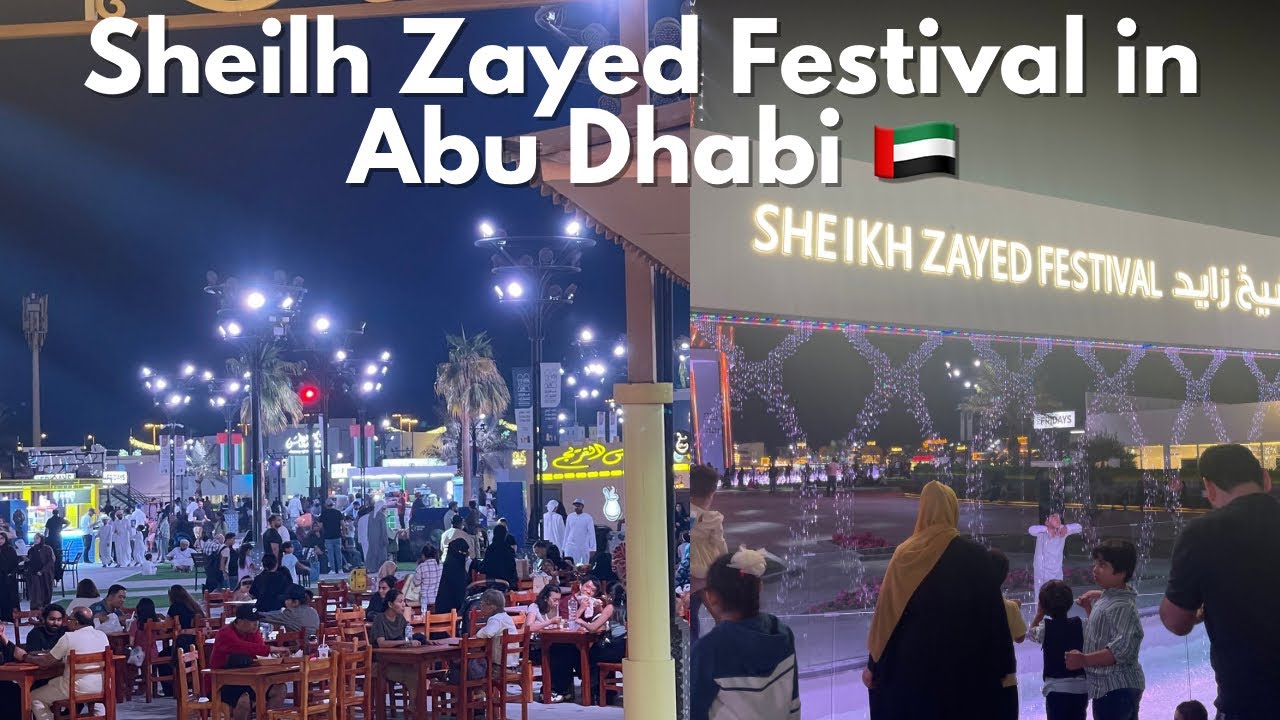 Exploring Sheikh Zayed Festival Abu Dhabi 2025 |  Heritage Village ✨