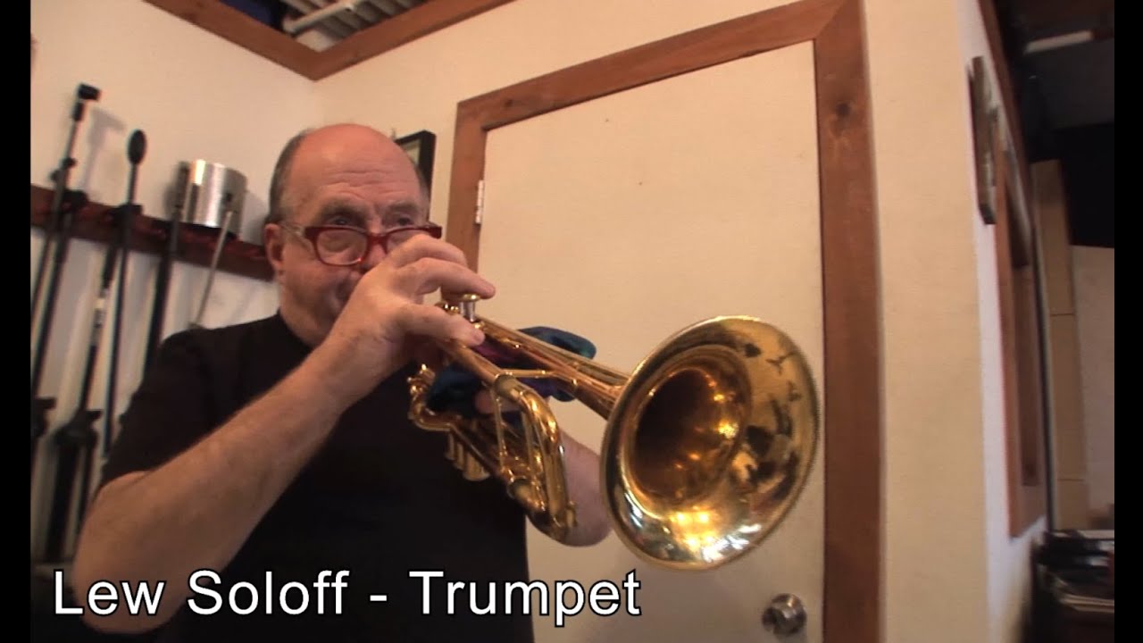 Lew Soloff's brilliant Trumpet Licks & Joke with Tim Hatfield at Cowboy Technical Services Studio