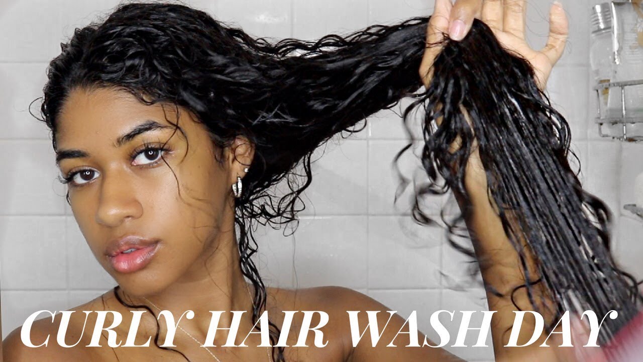 UPDATED CURLY HAIR WASH DAY!