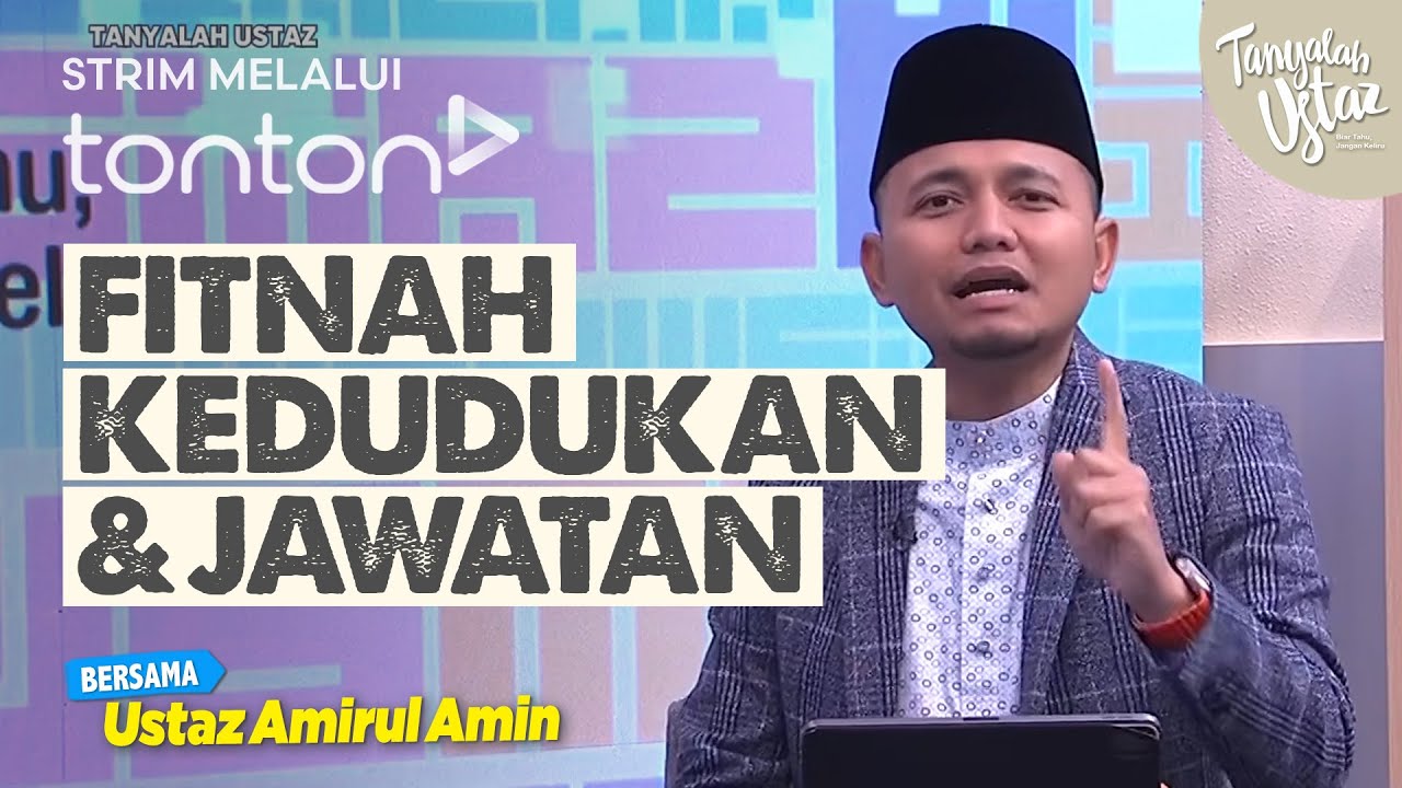 [FULL] Tanyalah Ustaz (2026) | Mon, Jan 26 - Fitnah Kedudukan & Jawatan | Tonton