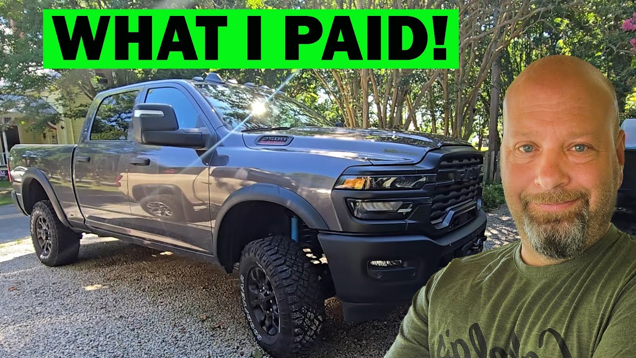 How Much I PAID For My New 2025 RAM 2500 Power Wagon Tradesman