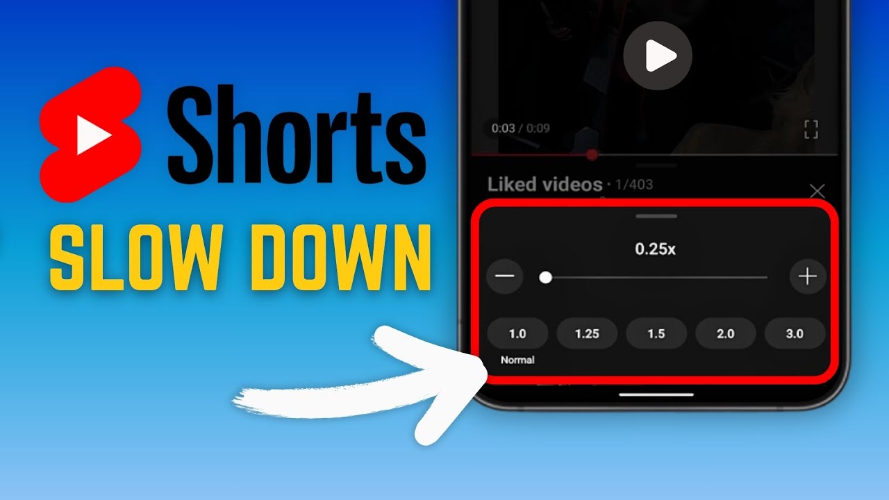 How To Slow Down Speed on YouTube Shorts | Adjust Playback Speed YouTube Shorts ✔️