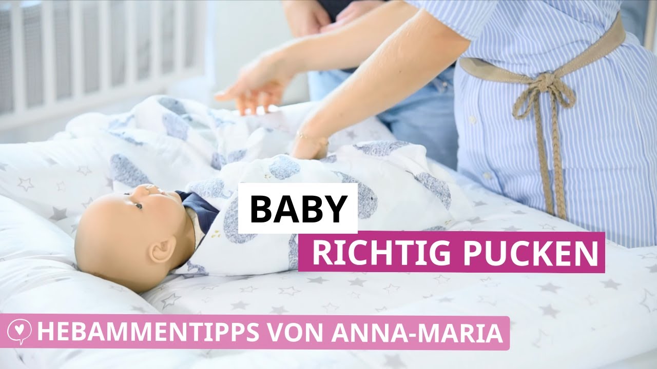 Baby richtig pucken | Anleitung | Hebammentipps von Anna-Maria | babyartikel.de