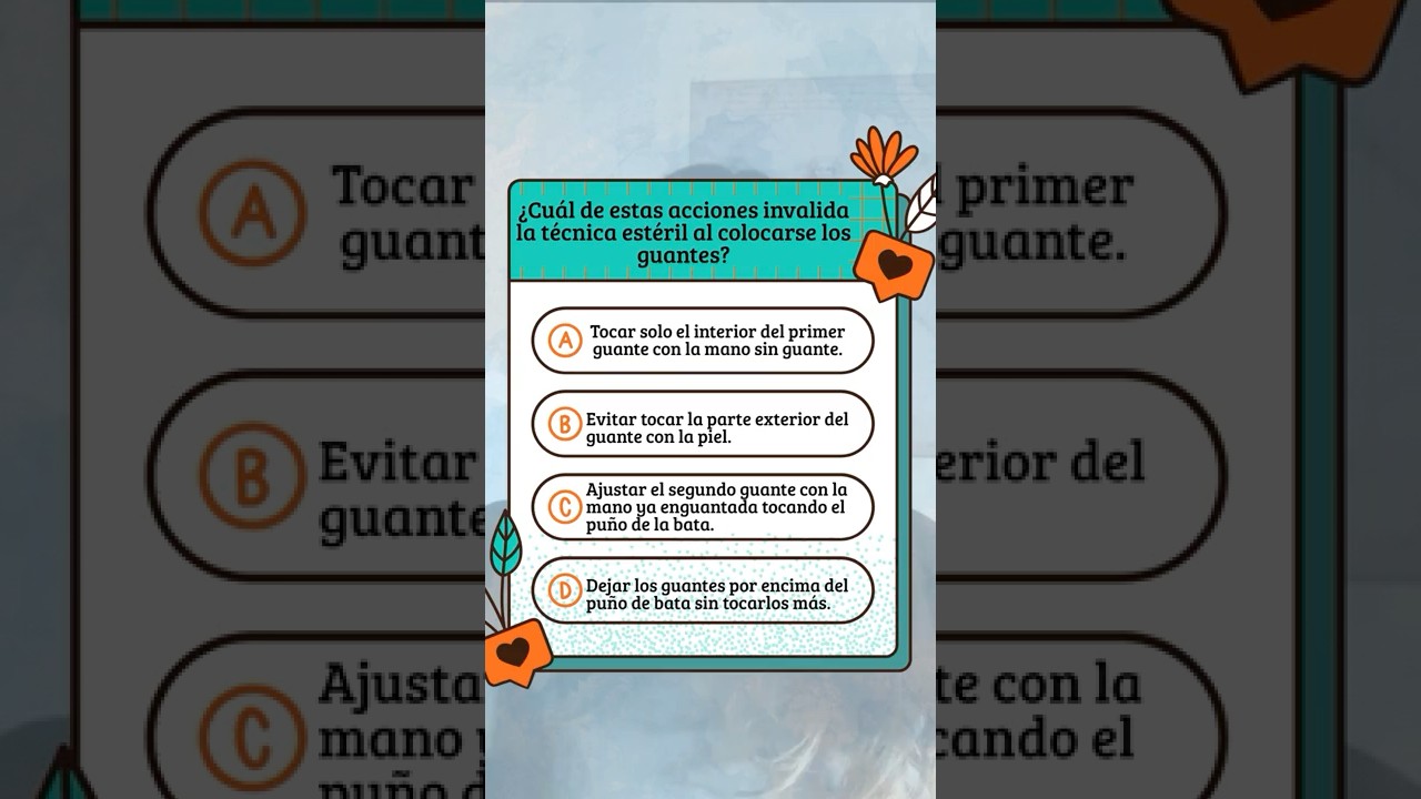 Test guantes est&eacute;riles 🤲🏼 #aprendoense&ntilde;o #pruebaslibres