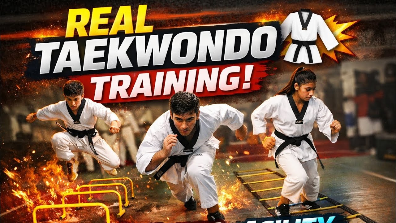 🔥 Taekwondo Training | Speed • Power • Agility Drills 🥋💥  #viral #video #trending 