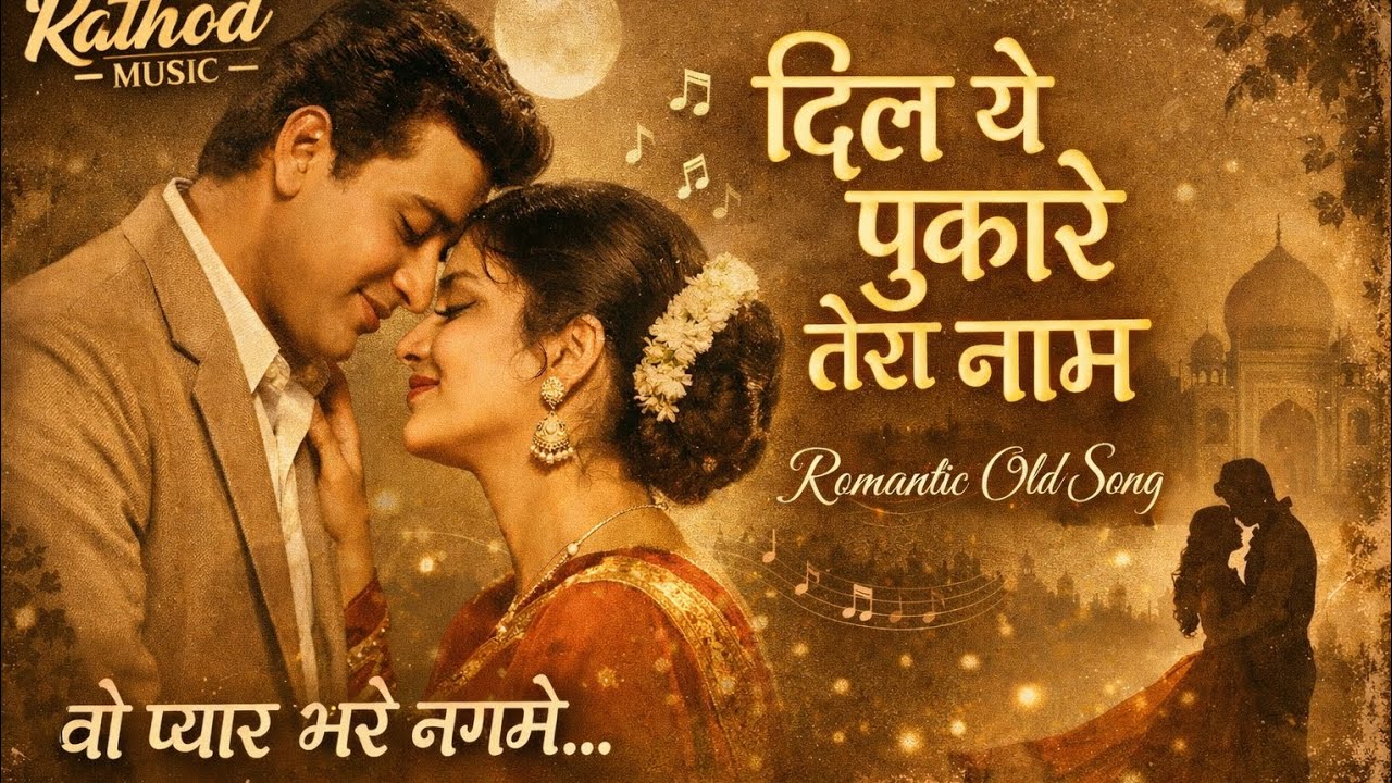 Dil Ye Pukare Tera Naam | Old Romantic Hindi Song | Suno AI | Rathod Music❤️ 