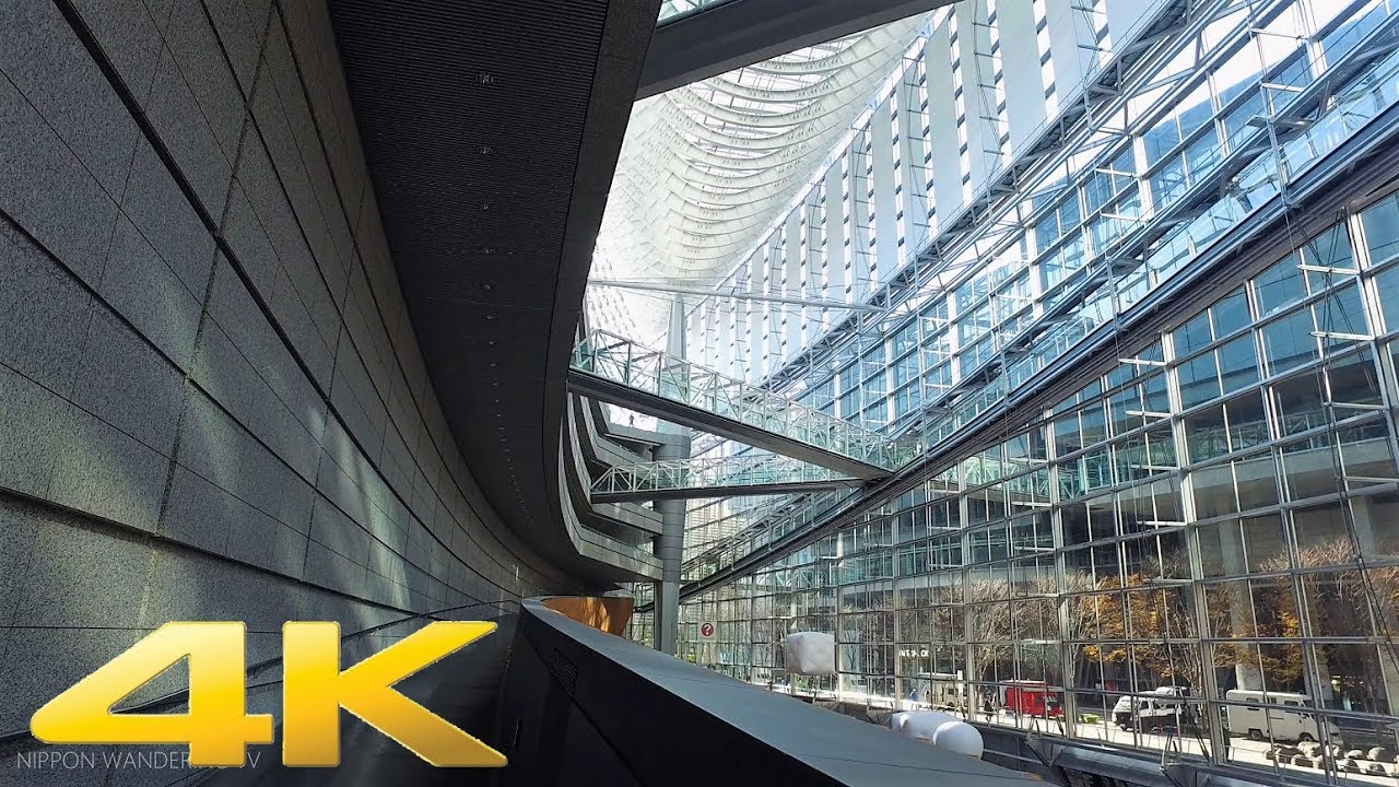 Walking in TOKYO INTERNATIONAL FORUM, Tokyo - Long Take【東京・国際フォーラム】 4K