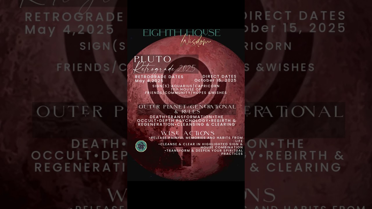 ♒️ 𝐏𝐥𝐮𝐭𝐨 𝐑𝐞𝐭𝐫𝐨𝐠𝐫𝐚𝐝𝐞 𝟐𝟎𝟐𝟓: 𝐃𝐞𝐞𝐩 𝐒𝐡𝐢𝐟𝐭𝐬 𝐢𝐧 𝐕𝐢𝐬𝐢𝐨𝐧, 𝐏𝐨𝐰𝐞𝐫 &