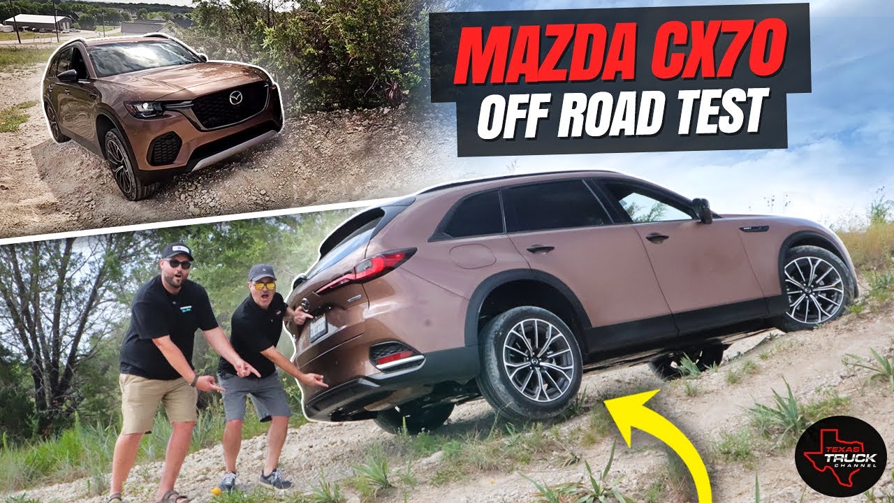 Is the NEW Mazda CX-70 PHEV Any Good Off Road? - TTC Hill Test
