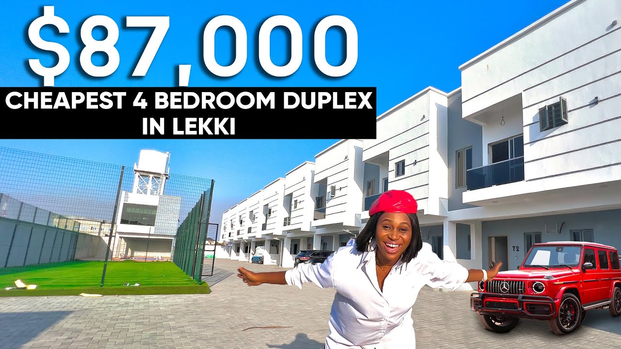 Inside A ₦50,000,000 ($87,000) Cheapest 4 Bedroom Duplex in Lekki