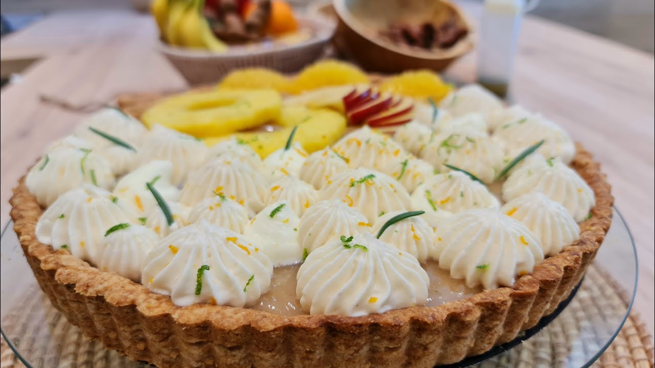 Tarte Crème au Tamarin / Mousse Tamarin et Mousse Coco